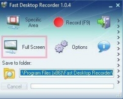 Fast Desktop Recorder Скриншот 1