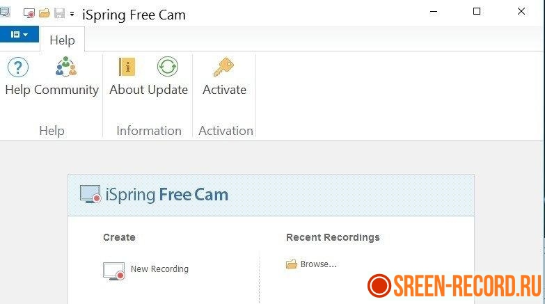 iSpring Free Cam v.8.7.0 для Windows cкачать бесплатно на ру