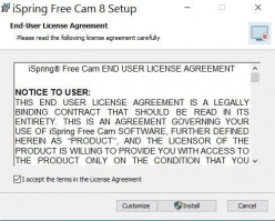 iSpring Free Cam Скриншот 1